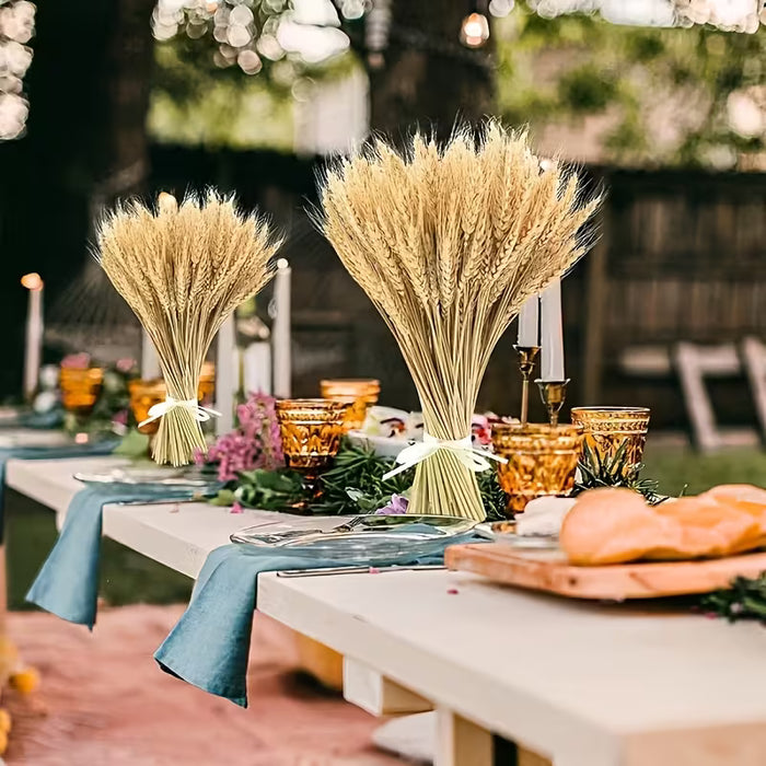 50 piezas Boho Natural Seco Trigo Planta, Pampas Grass Ramo
