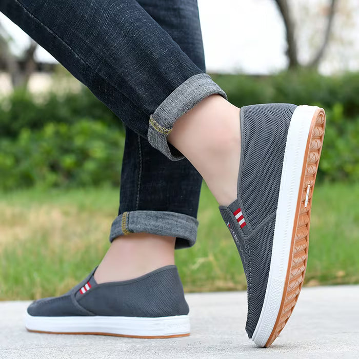 Zapatos sin Cordones para hombre , con Suela y diseño Casual en Lona