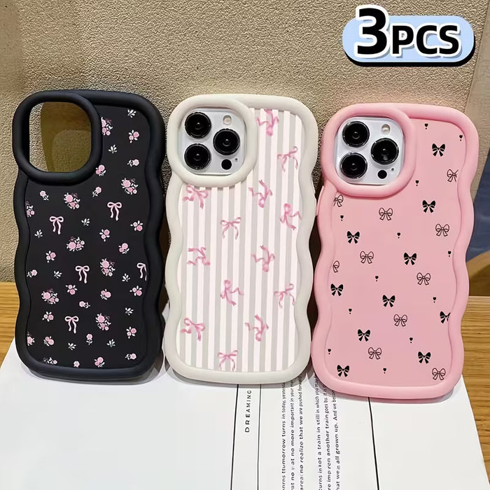 Funda para Teléfono - 3 unidades de Fundas Anti-caídas de TPU con Lazo para iPhone 12 Pro Max
