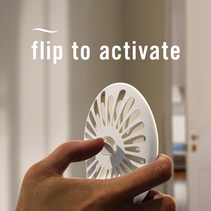 Ambientador para baño Febreze, combate los malos olores, aroma a lino y cielo, paquete de 2 unidades