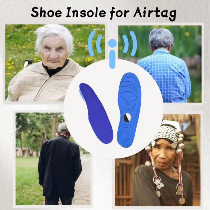 Forro para zapatos con Airtag, Almohadilla suave anti-pérdida,