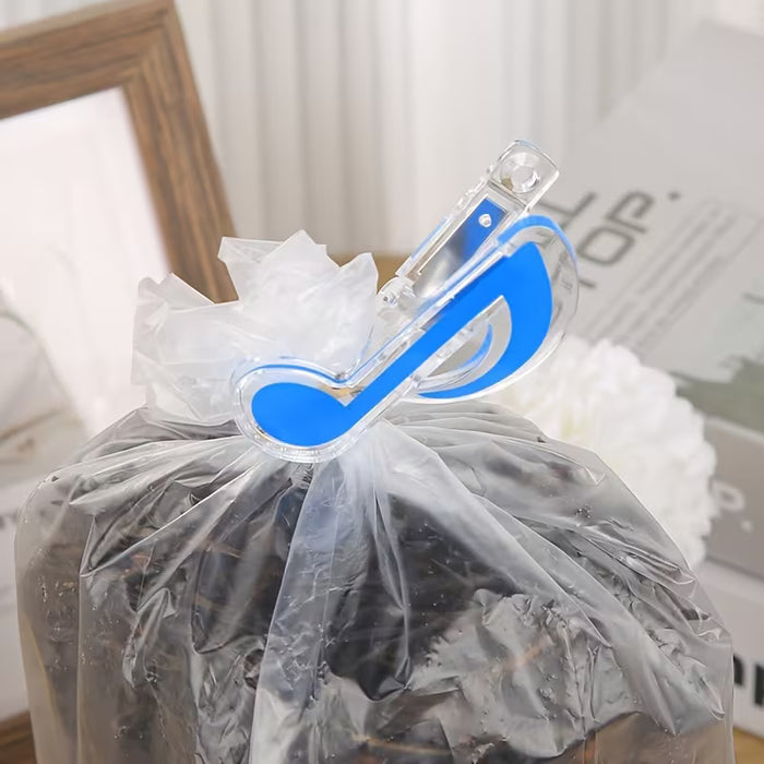 20 Clip divertido para libro de música, soporte con forma de nota musical de plástico