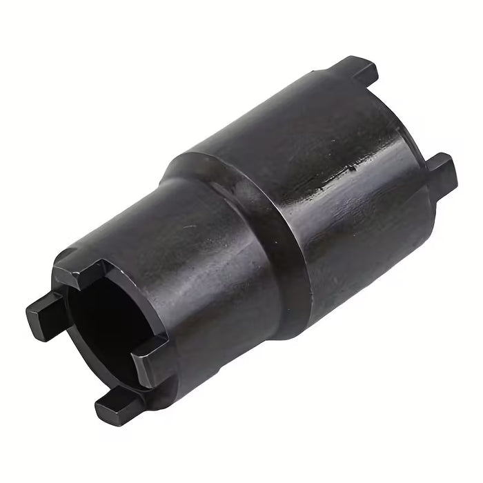 Herramienta de Extracción de Tuerca de Moto Negra con Doble Cabeza