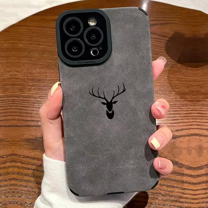 Funda para teléfono: con diseño de cabeza de ciervo compatible con iPhone 11 Pro Max