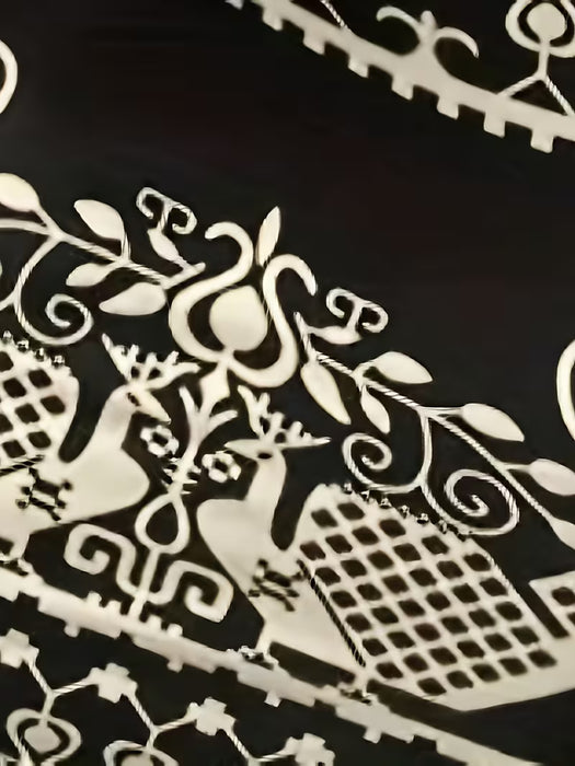 Vestido estampado con cuello en V para mujer de uso casaul