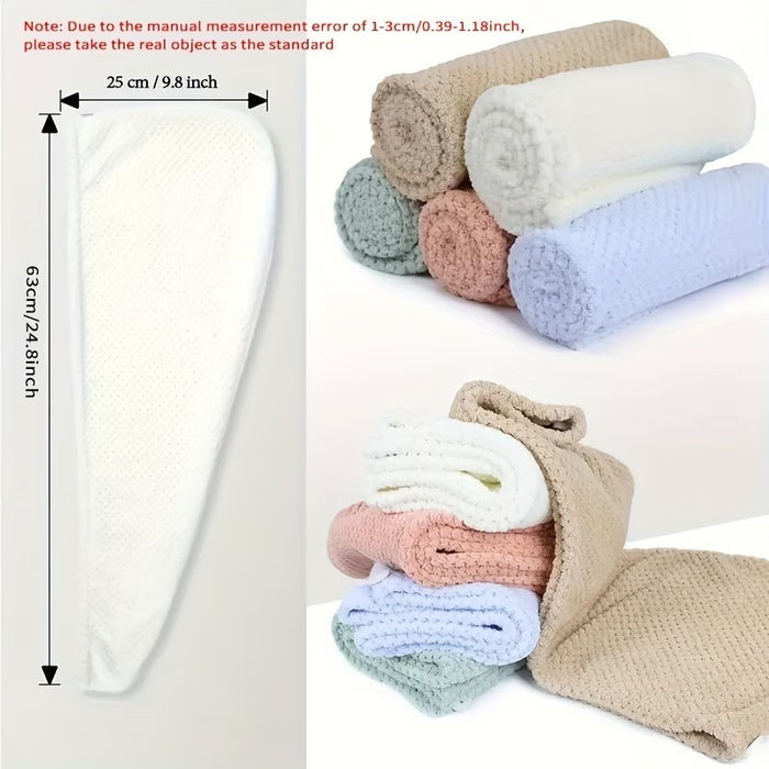 1 pieza Gorro secador de pelo para mujer, absorbente y de secado rápido