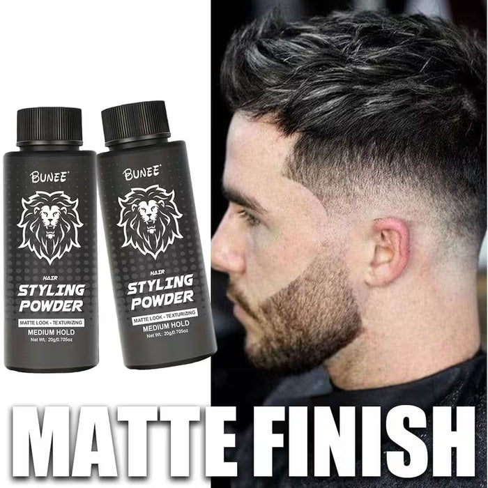 1 Polvo para Peinado Masculino, Sujeción Duradera y Volumen Texturizado, Estilo Definido