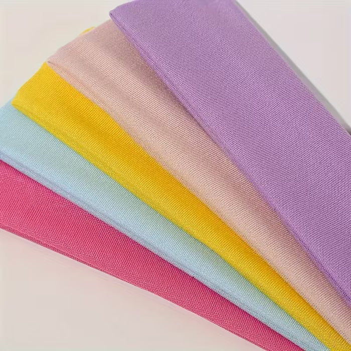 10 diademas para mujer, multicolores, bandas elásticas para el cabello