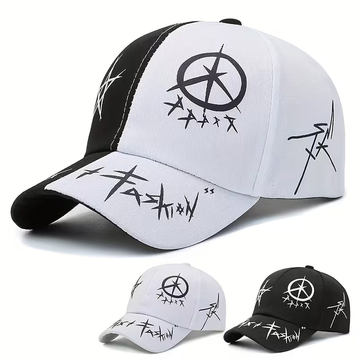 1 pieza de gorra de béisbol para hombre con diseño de graffiti moderno para exteriores
