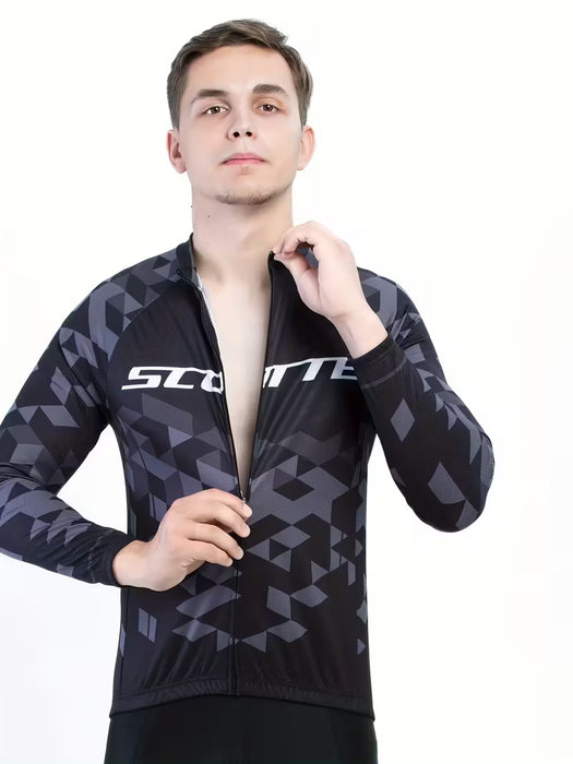 Maillot de ciclismo de manga larga SCOTTE - Red de fútbol