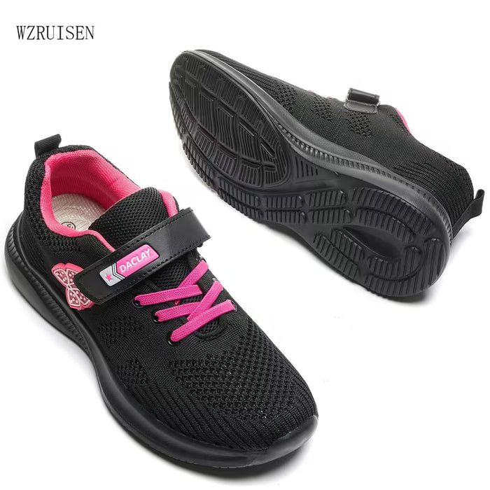 Zapatos para niña, deportivas de exterior para niña, Zapatillas  de balón de plumas