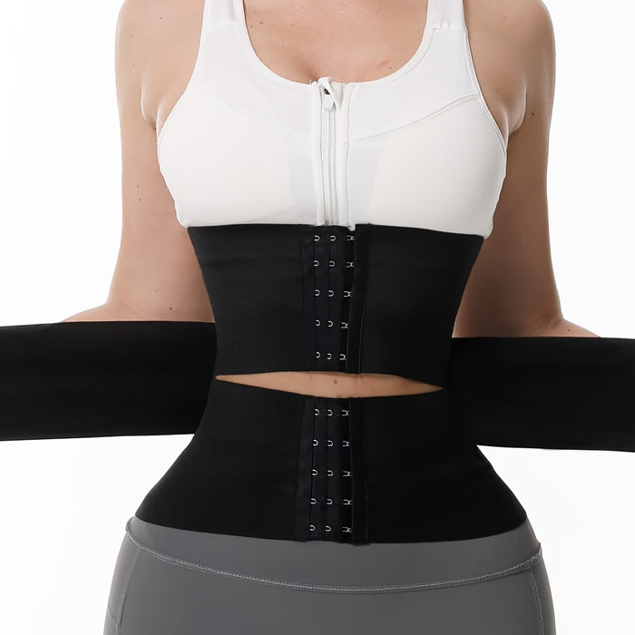 Faja Abdominal Reforzada con Cinturón de Contención, Almohadilla Transpirable
