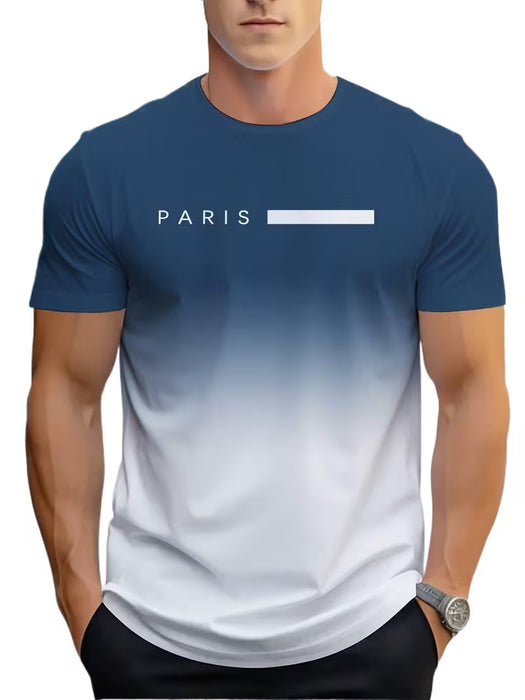 Camiseta casual de moda para hombre con diseño estampado