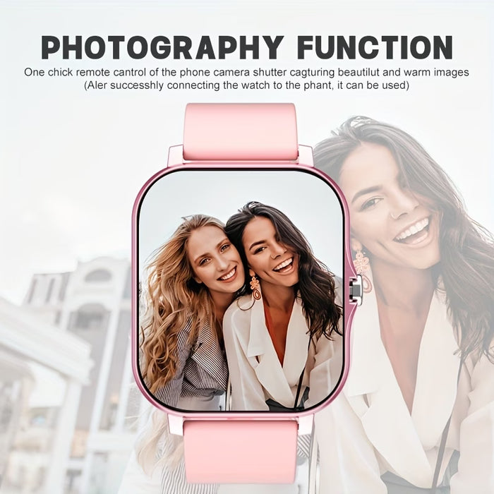 Smartwatch con pantalla táctil completa de 1.83 pulgadas con múltiples modos deportivos