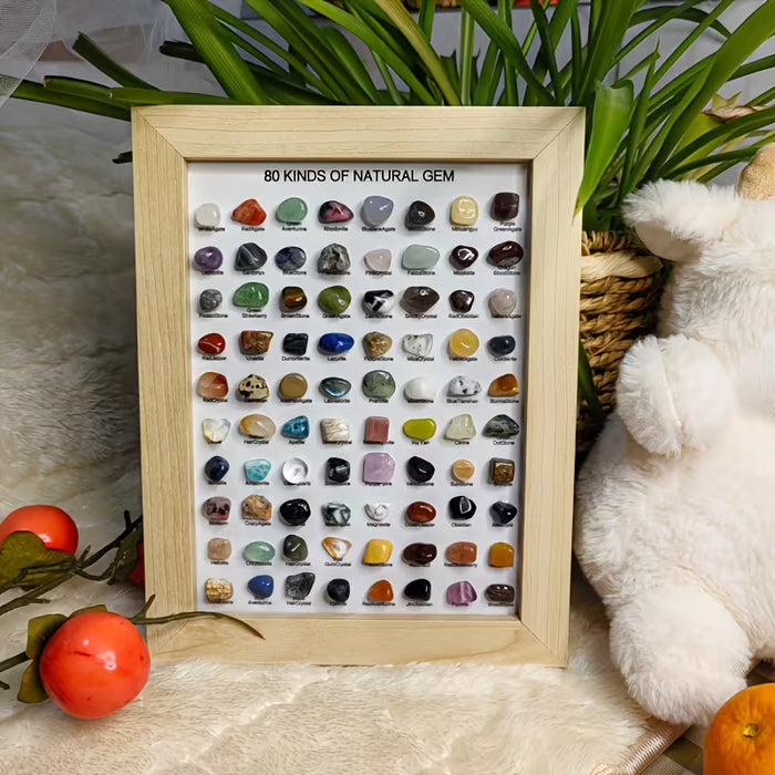 80 tipos de especímenes minerales naturales: colecciones clásicas de cristal