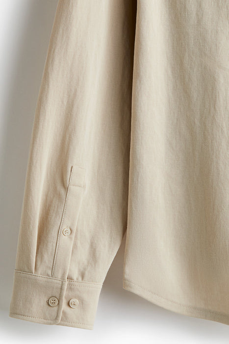 H&M Camisa de corte holgado de color solido
