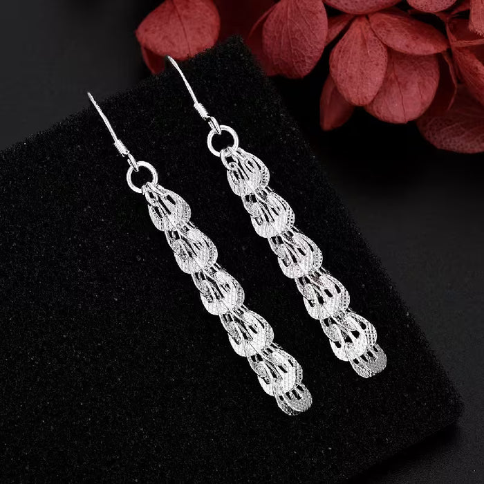 1 Par de Aretes de Moda para Mujer, Decoración Bohemia Elegante