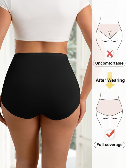 Bragas de mujer de talle alto con control de abdomen, estilo ligero de verano, suaves y ajustadas