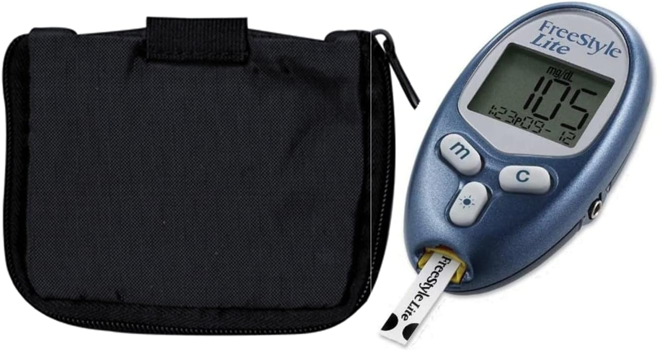 Abbott Freestyle Lite Medidor de glucosa en sangre con estuche - Quierox - Tienda Online