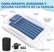 ABDTECH Cama inflable de viaje para niños pequeños portátil de 60 pulgadas - Quierox - Tienda Online