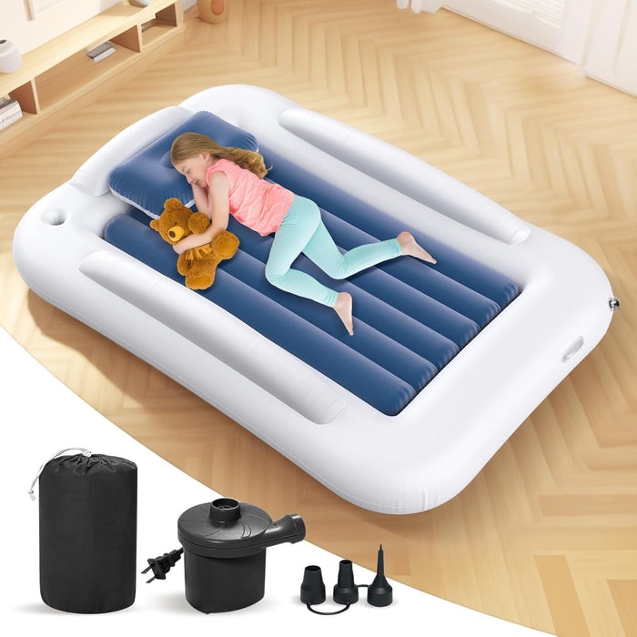 ABDTECH Cama inflable de viaje para niños pequeños portátil de 60 pulgadas - Quierox - Tienda Online