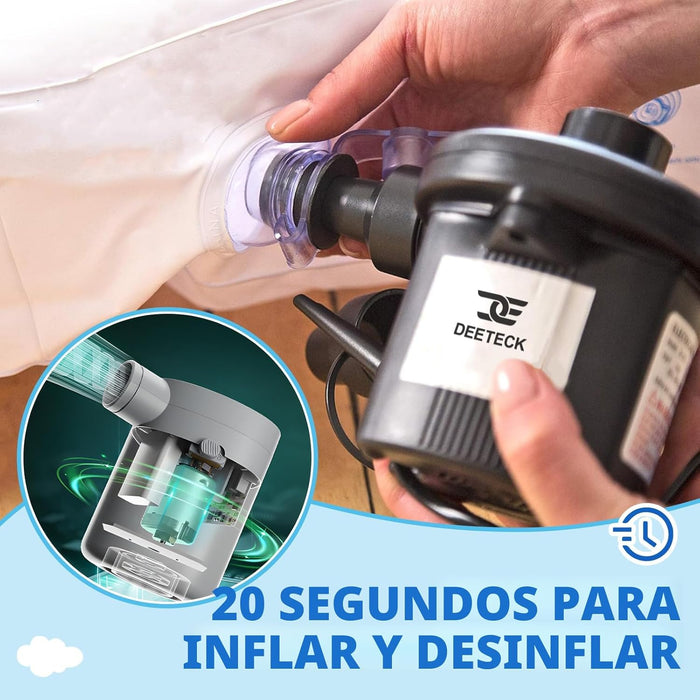 ABDTECH Cama inflable de viaje para niños pequeños portátil de 60 pulgadas - Quierox - Tienda Online