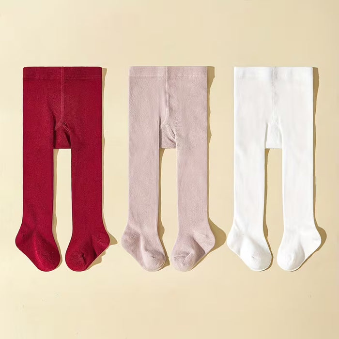 3 piezas de medias acrílicas para niña, gruesas para el calor de otoño/invierno