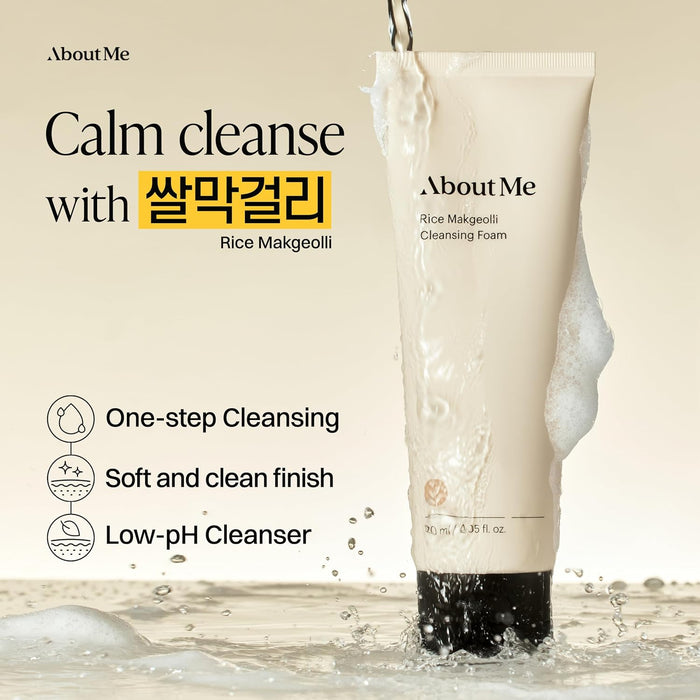 About Me Espuma limpiadora de arroz coreano, espuma para lavado facial - Quierox - Tienda Online