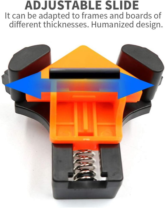 Abrazaderas angulares, 4 piezas de clip de fijación de ángulo recto multifunción para carpintería - Quierox - Tienda Online