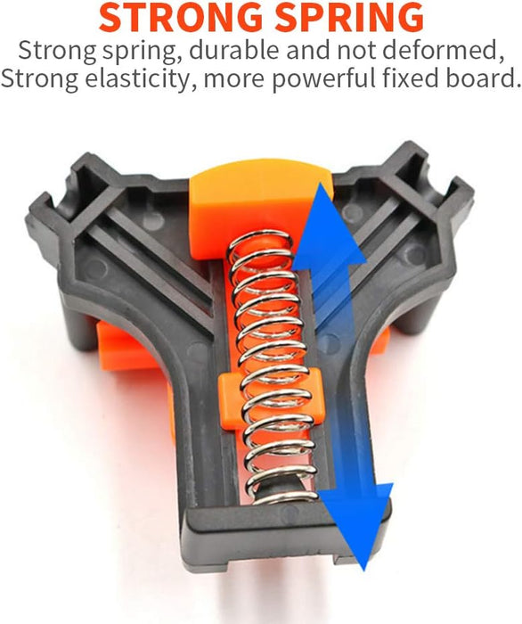 Abrazaderas angulares, 4 piezas de clip de fijación de ángulo recto multifunción para carpintería - Quierox - Tienda Online