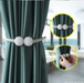 Abrazaderas magnéticas para cortinas, soporte con pompón - Quierox - Tienda Online