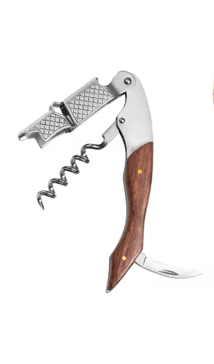 Abridor de vino tinto/cerveza, cuchillo multifuncional de caballito de mar de acero inoxidable - Quierox - Tienda Online