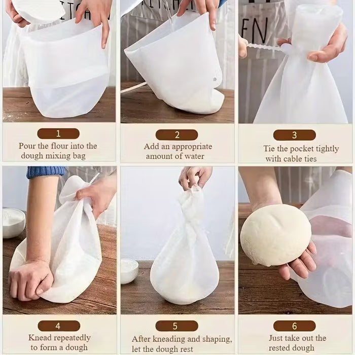 Bolsa de Masa de Silicona Colgante - Mezclador de Masa para Galletas