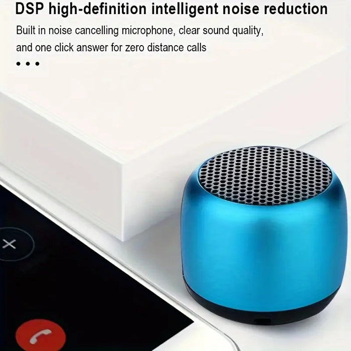 Mini Altavoz sin varillas portátil con micrófono incorporado y sonido estéreo