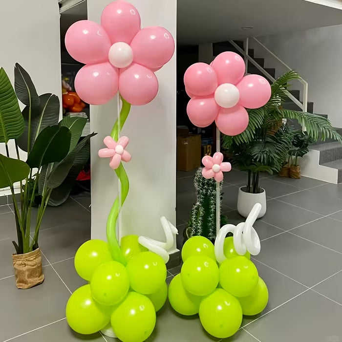 1 Set de Soporte de Columna para Globos de Cuatro Secciones de 47.24 pulgadas