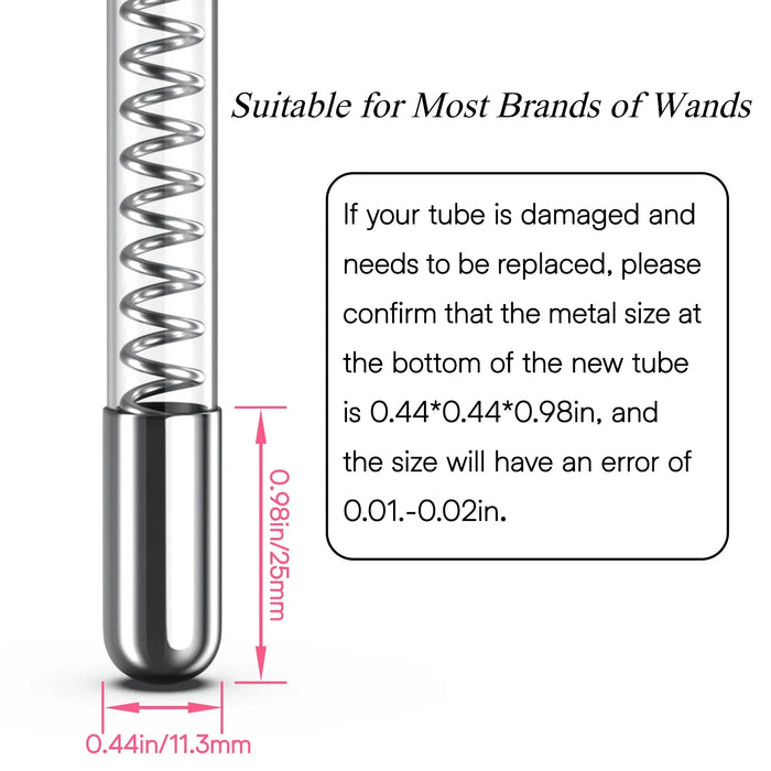 Accesorio de vidrio de repuesto Lucsuer® PRO Facialwand para tubo de peine - Quierox - Tienda Online