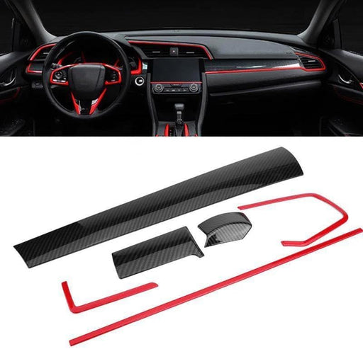 Accesorios el Interior Coche 6 Uds De Fibra De Carbono - Quierox - Tienda Online