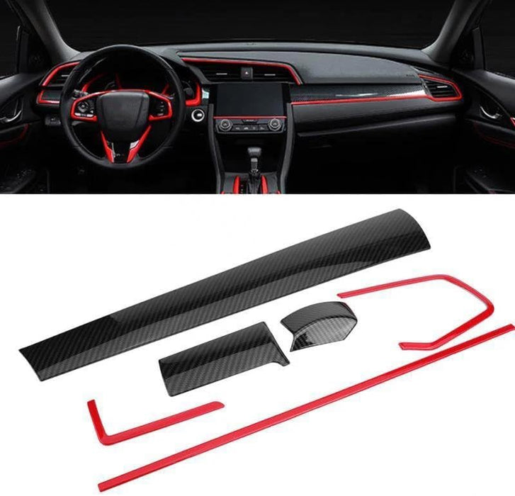 Accesorios el Interior Coche 6 Uds De Fibra De Carbono - Quierox - Tienda Online