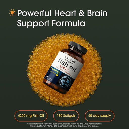 Aceite de pescado Omega 3 de 4,200 mg, 180 cápsulas - Quierox - Tienda Online