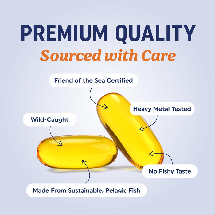 Aceite de pescado Omega 3 de triple fuerza 3600 mg - Quierox - Tienda Online