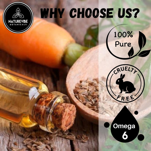 Aceite de zanahoria Naturevibe Botanicals 946 ml | 100 % puro y natural - Quierox - Tienda Online