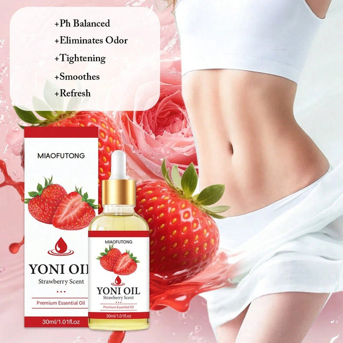Aceite íntimo de 30 ml natural de fresa - Quierox - Tienda Online