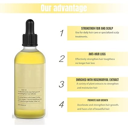 Aceite para el crecimiento del cabello con semillas de romero y perejil - Quierox - Tienda Online