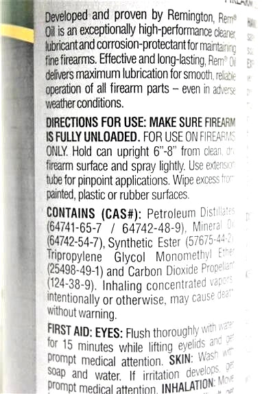 Aceite Rem ~ 10 oz. Aerosol Lubricante para armas de fuego - Quierox - Tienda Online