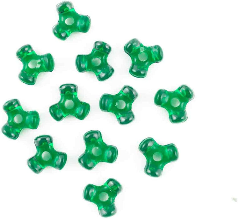 Acrílico Navidad Verde Tri Cuentas a Granel - Quierox - Tienda Online