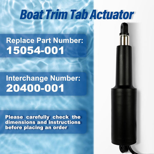 Actuador de flaps para barcos Fexhull 15054 - 001, compatible con Lenco Marine longitud 86724003 - Quierox - Tienda Online