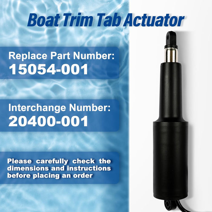 Actuador de flaps para barcos Fexhull 15054 - 001, compatible con Lenco Marine longitud 86724003 - Quierox - Tienda Online