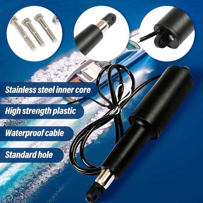 Actuador de flaps para barcos Fexhull 15054 - 001, compatible con Lenco Marine longitud 86724003 - Quierox - Tienda Online