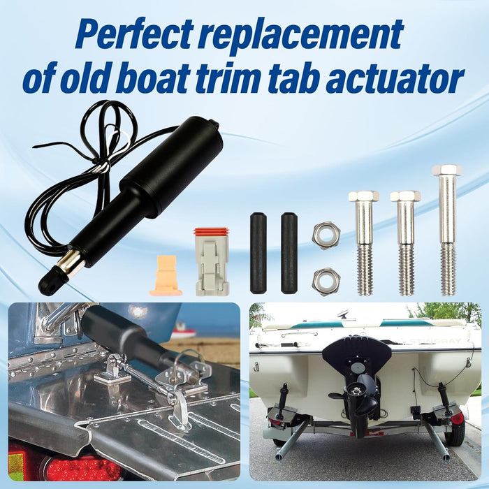 Actuador de flaps para barcos Fexhull 15054 - 001, compatible con Lenco Marine longitud 86724003 - Quierox - Tienda Online