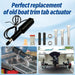 Actuador de flaps para barcos Fexhull 15054 - 001, compatible con Lenco Marine longitud 86724003 - Quierox - Tienda Online